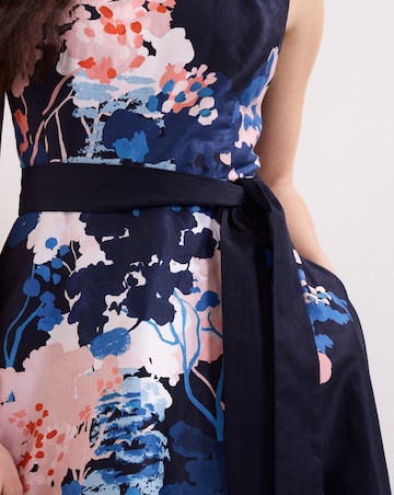 Phase Eight Natalya Fit & Flare Floral Printed Midi Dress