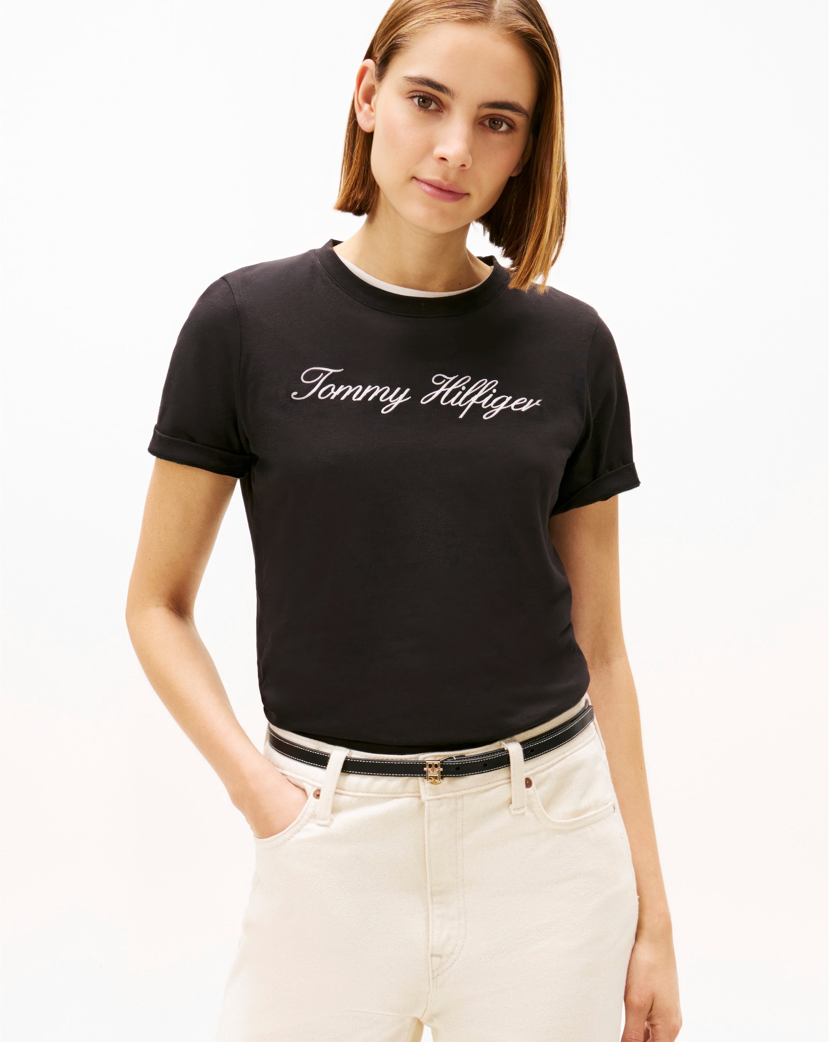 Tommy Hilfiger Script Crew Neck Tee