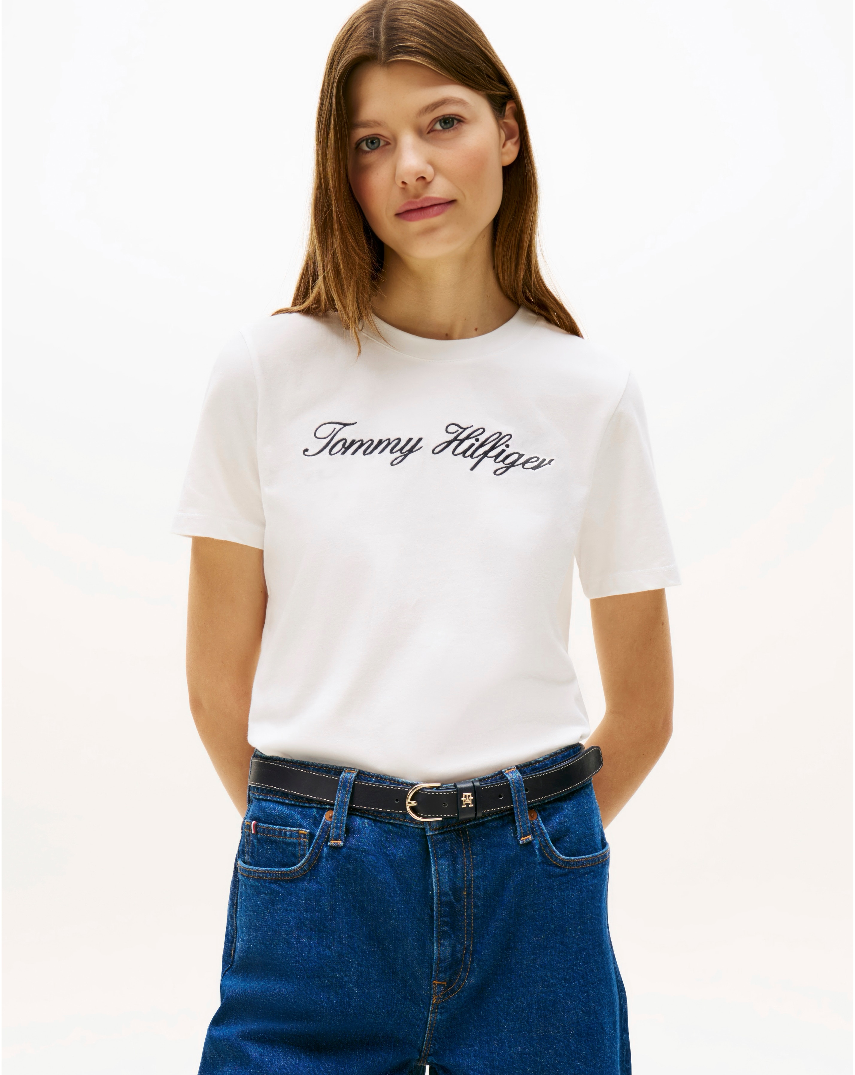 Tommy Hilfiger Script Crew Neck Tee