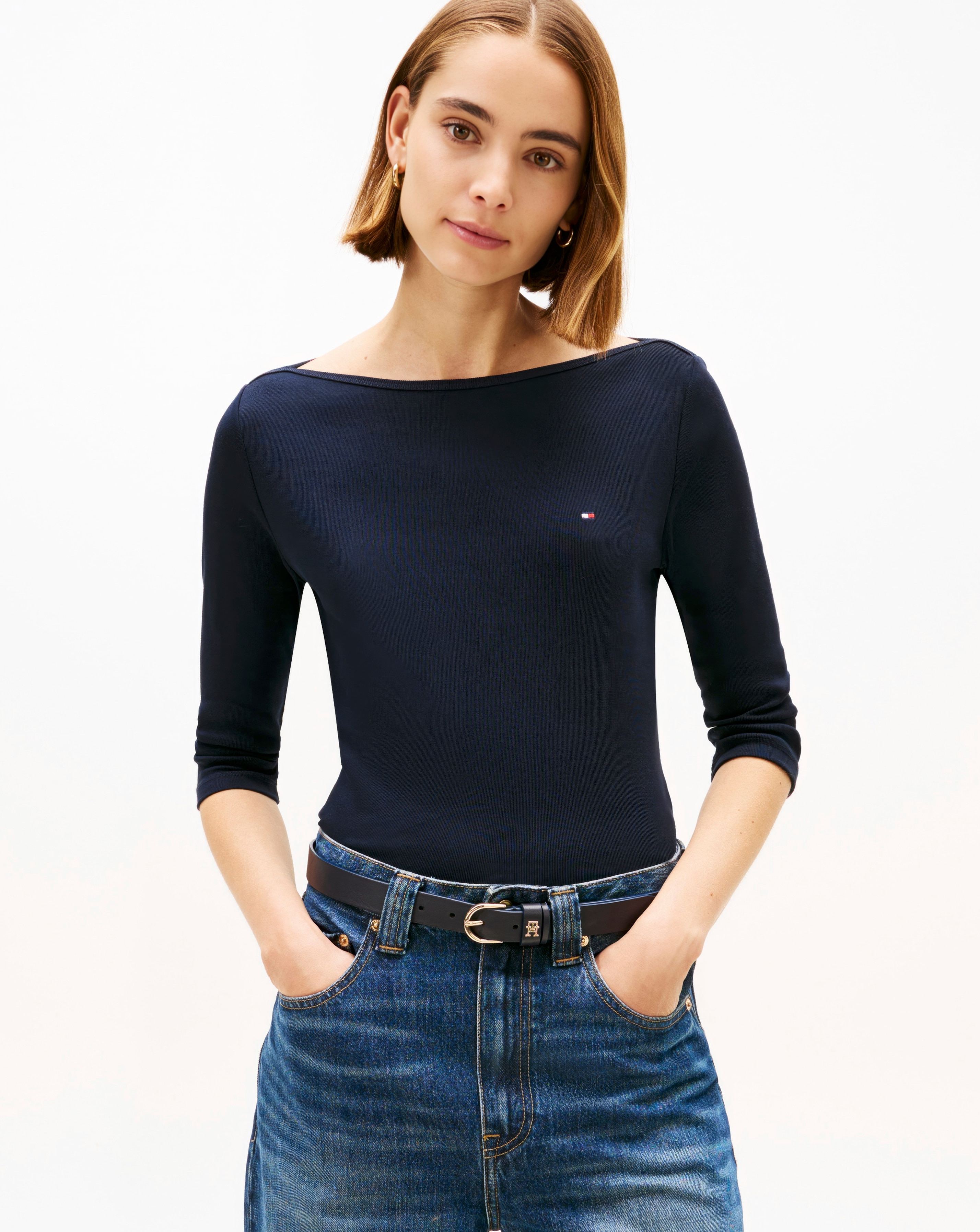 Tommy Hilfiger Slim Boat Neck Tee