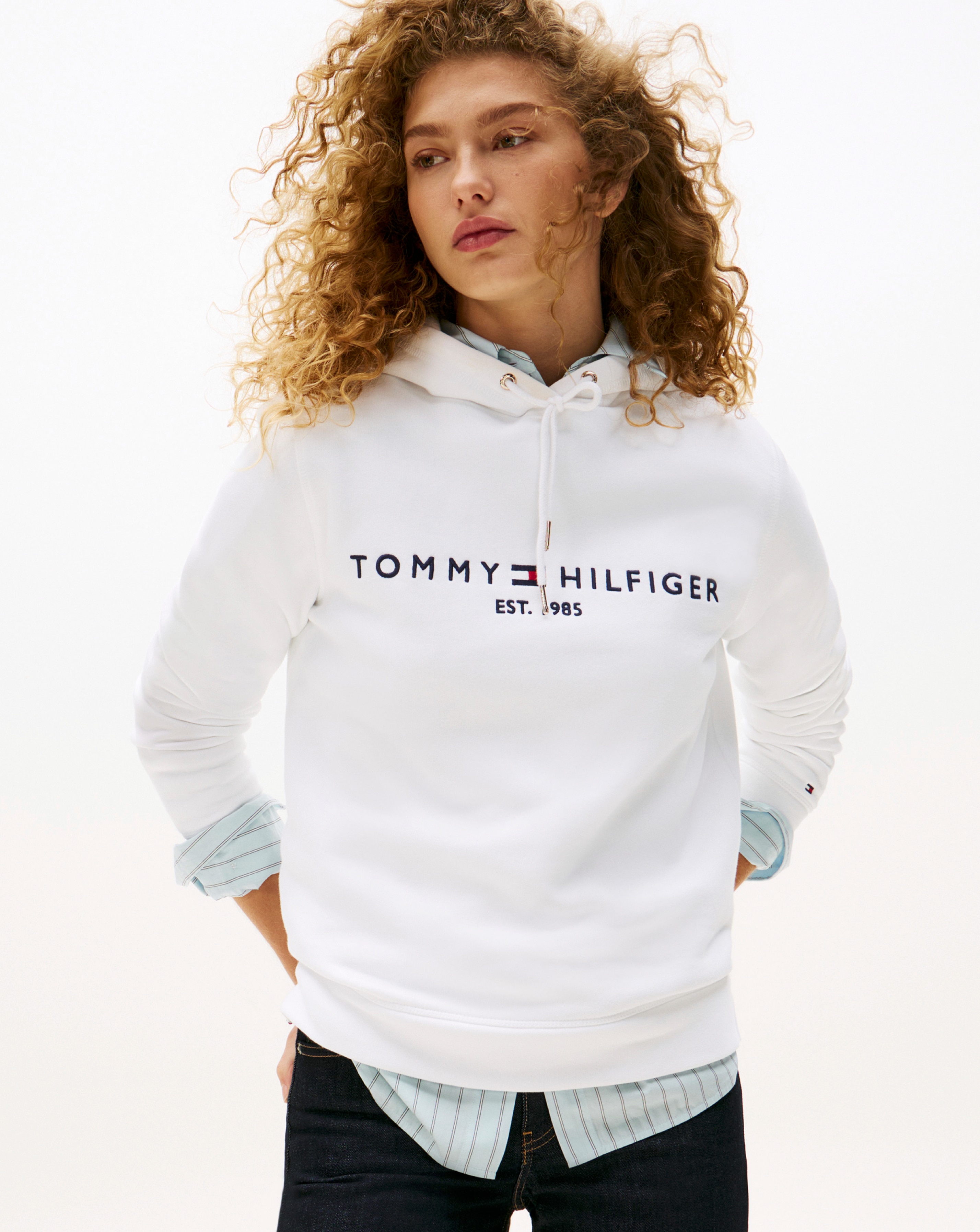 New In - Tommy Hilfiger Heritage Logo Hoodie