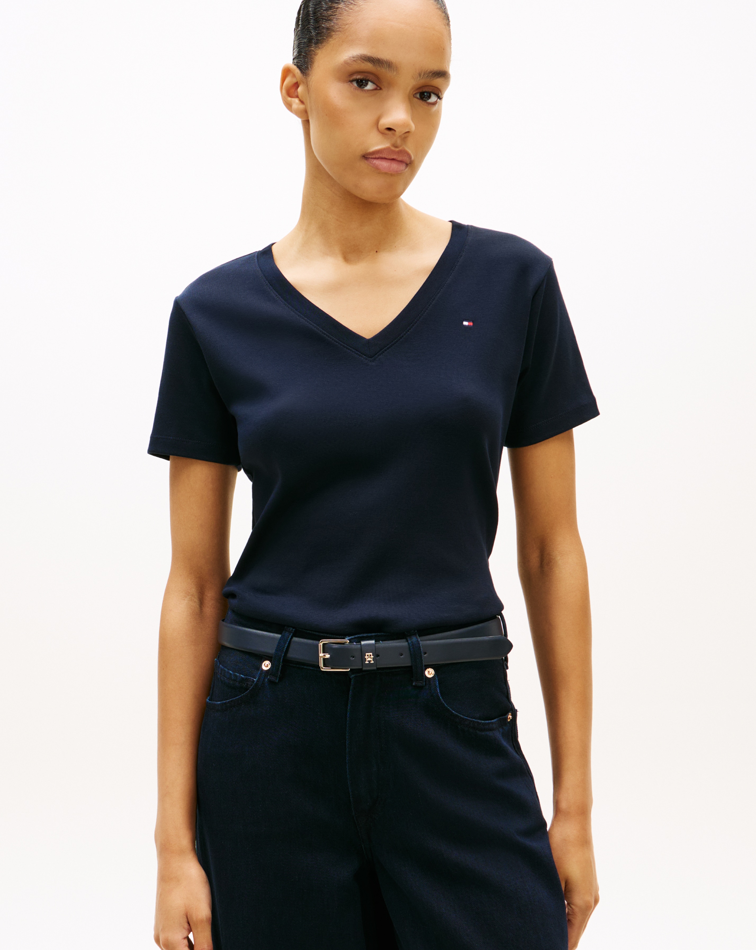 New In - Tommy Hilfiger Slim Cody V Neck Tee