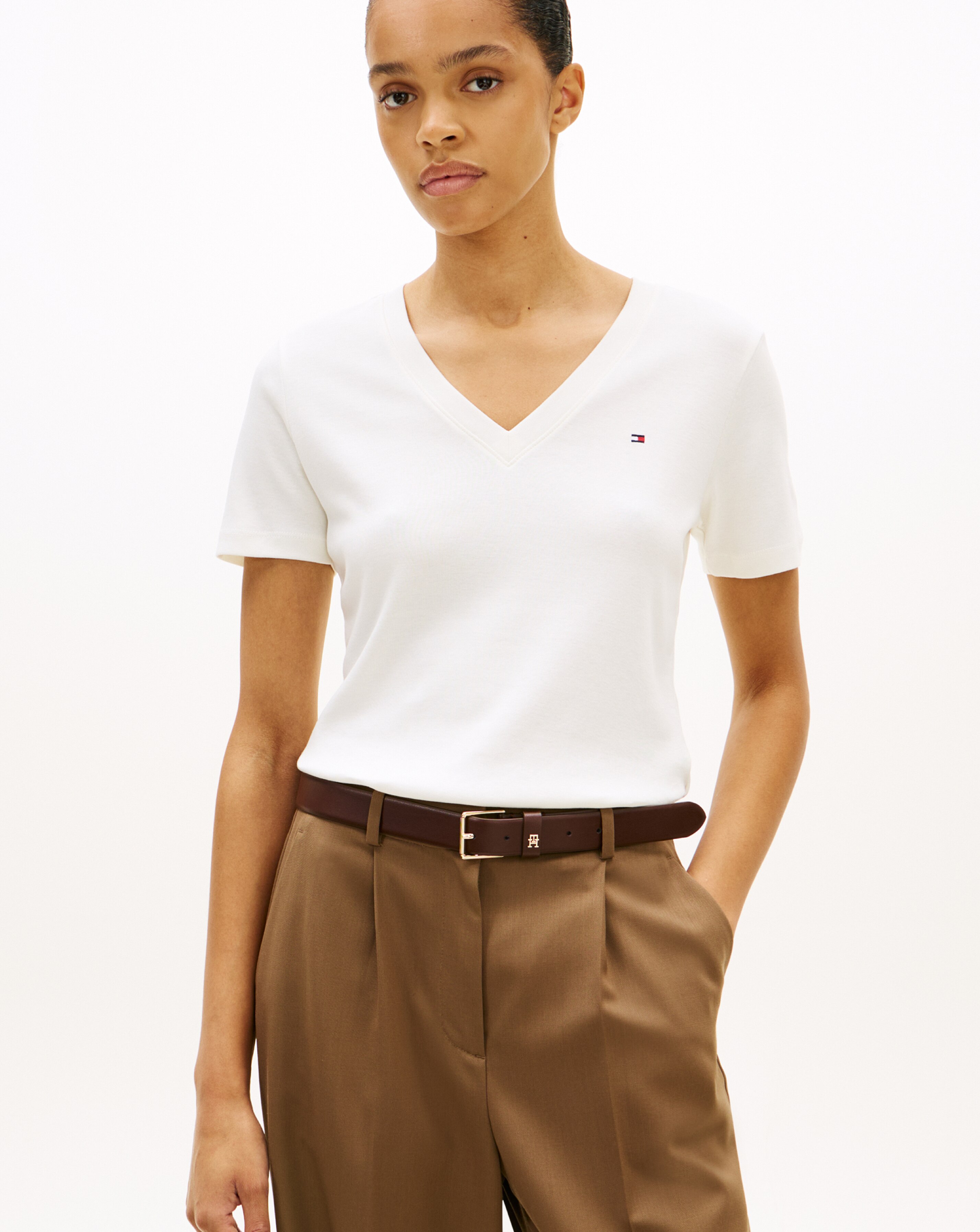 New In - Tommy Hilfiger Slim Cody V Neck Tee