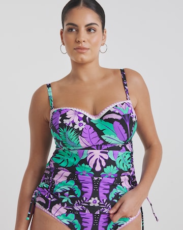 Figleaves Frida Underwired Bandeau Tankini Top