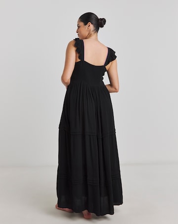 Figleaves Frida Embroidered Maxi Beach Dress