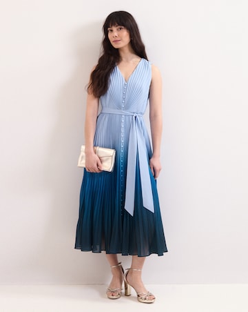 Phase Eight Mira Blue Ombre Dress