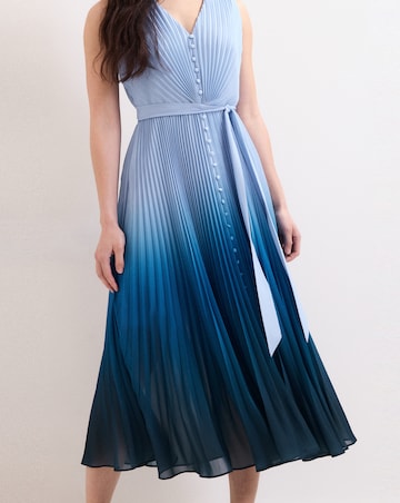 Phase Eight Mira Blue Ombre Dress