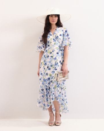 Phase Eight Juliette Fil Coupe Shimmer Foil Dress