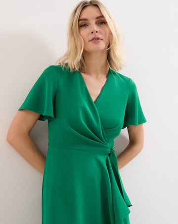 Phase Eight Julissa Green Wrap Dress