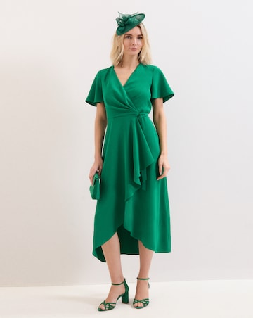 Phase Eight Julissa Green Wrap Dress