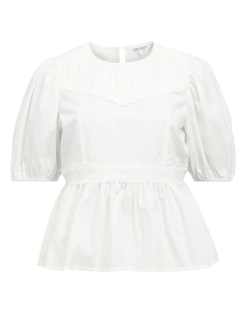 Object Half Sleeve O-Neck Top