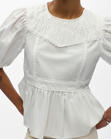 Object Half Sleeve O-Neck Top