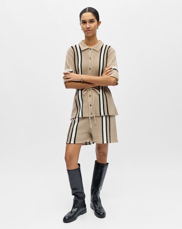 OBJECT Short Sleeve Knit Cardigan