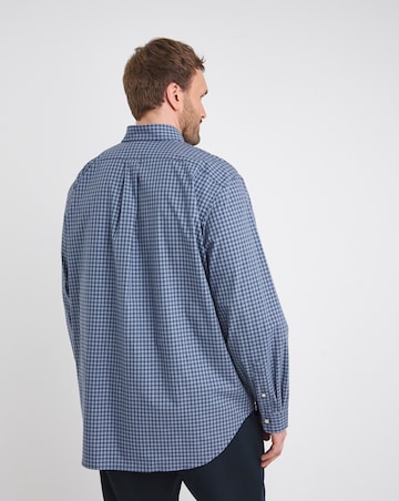 Polo Ralph Lauren Dark Blue Check Stretch Poplin Shirt