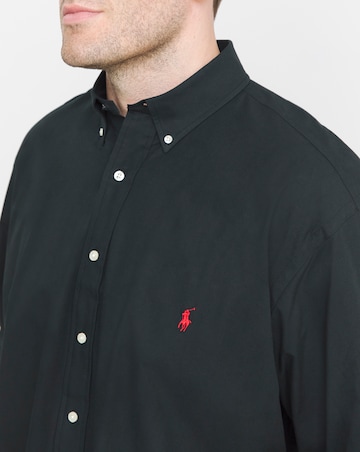 Polo Ralph Lauren Black Stretch Poplin Shirt