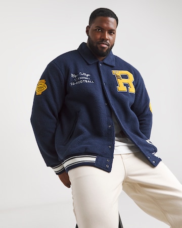 Polo Ralph Lauren Navy Varsity Bomber Jacket