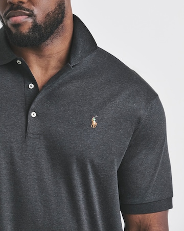 Polo Ralph Lauren Short Sleeve Soft Cotton Polo - Black Marl