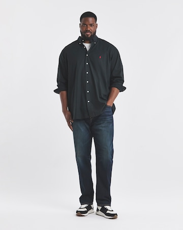 Polo Ralph Lauren Long Sleeve Stretch Poplin Shirt - Black