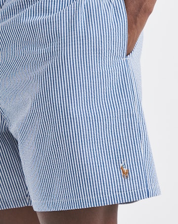 Polo Ralph Lauren Stripe Seersucker Swimshort - Blue