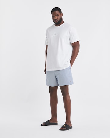 Polo Ralph Lauren Stripe Seersucker Swimshort - Blue