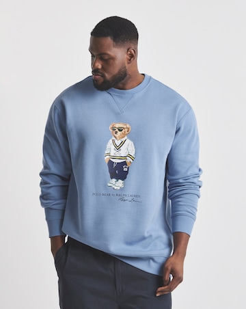 Polo Ralph Lauren Bear Crew Sweatshirt - Blue