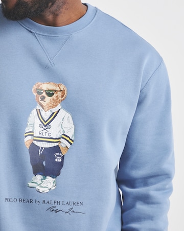 Polo Ralph Lauren Bear Crew Sweatshirt - Blue