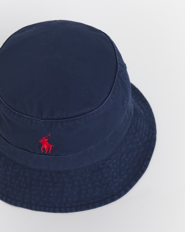 Polo Ralph Lauren Twill Pony Bucket Hat - Navy