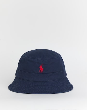 Polo Ralph Lauren Twill Pony Bucket Hat - Navy