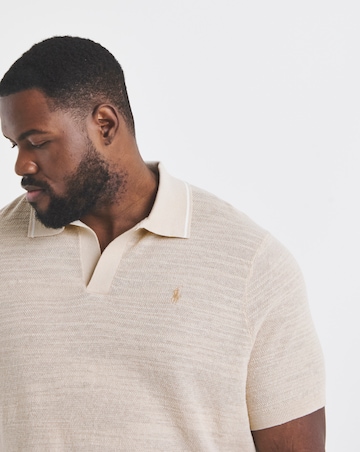 Polo Ralph Lauren Short Sleeve Knitted Polo - Cream