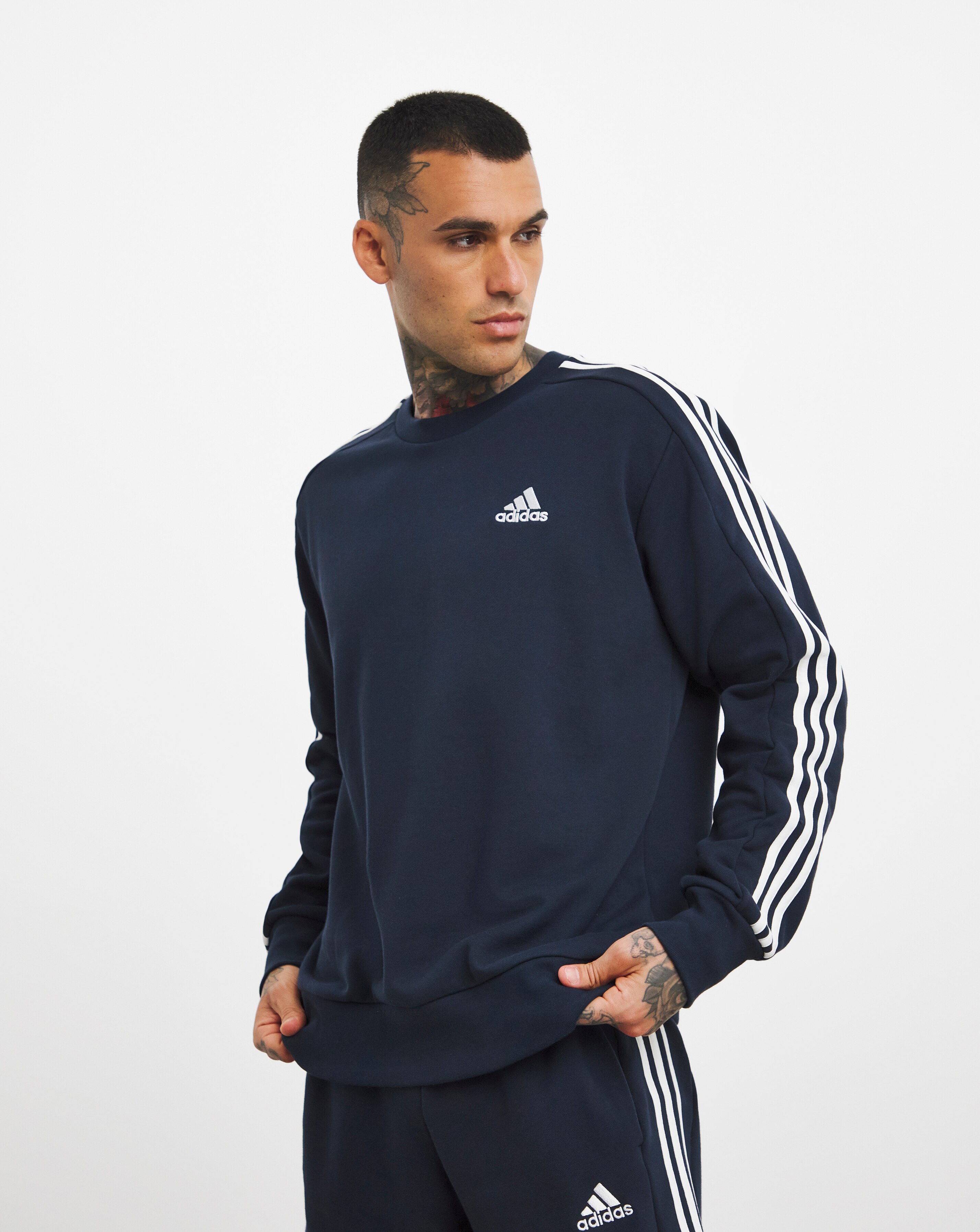 adidas sweatshirt stripes