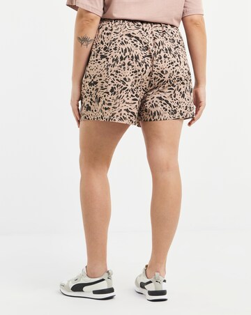 PUMA Animal Print High-Rise Shorts