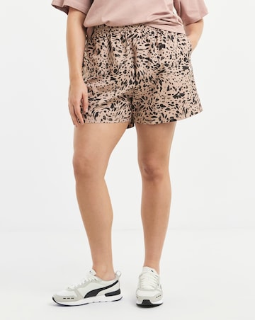 PUMA Animal Print High-Rise Shorts