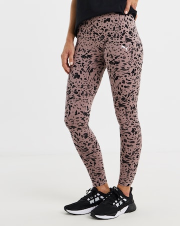 PUMA Animal Print Mid-Rise Leggings