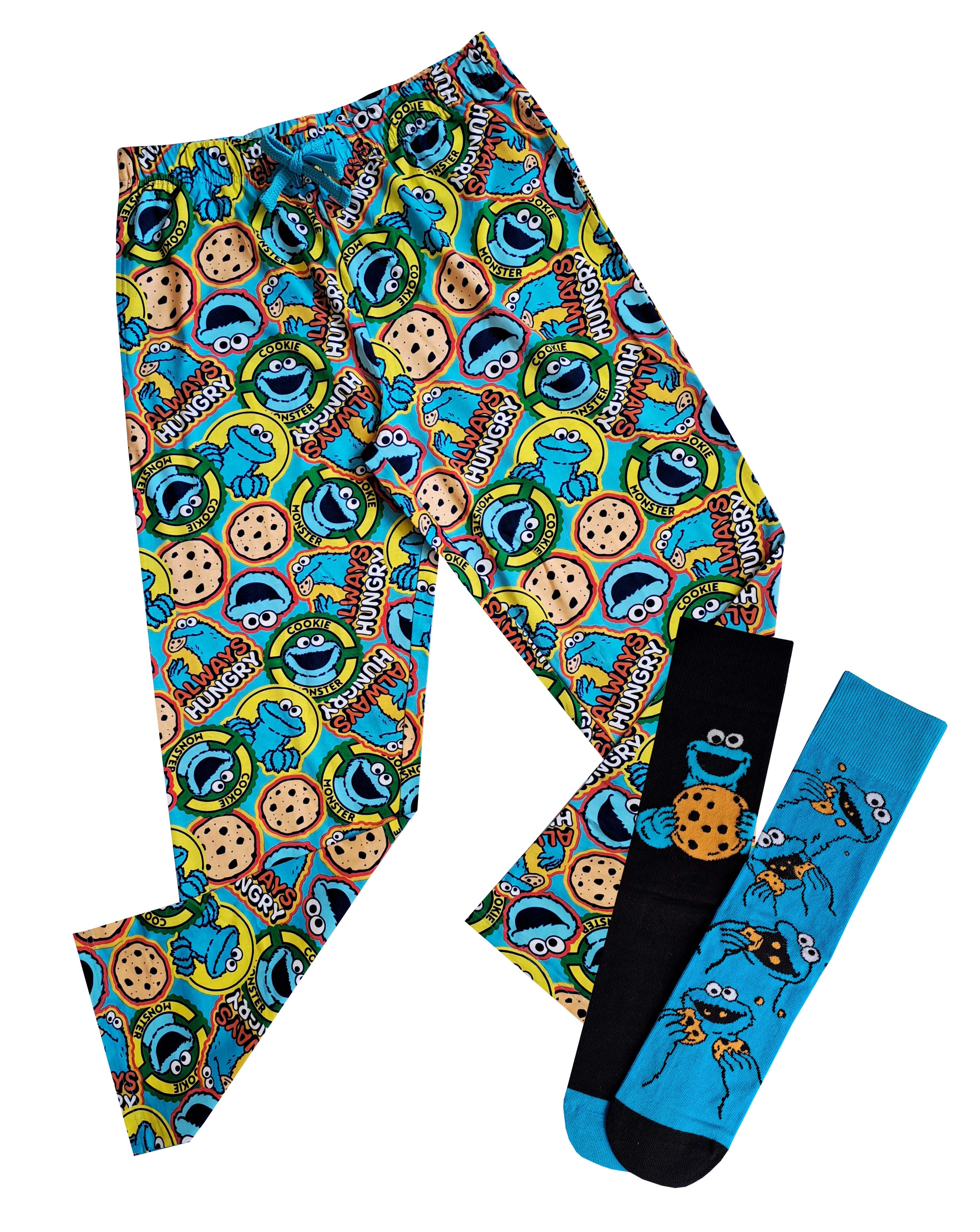Cookie Monster Loungepant & 2pk Socks