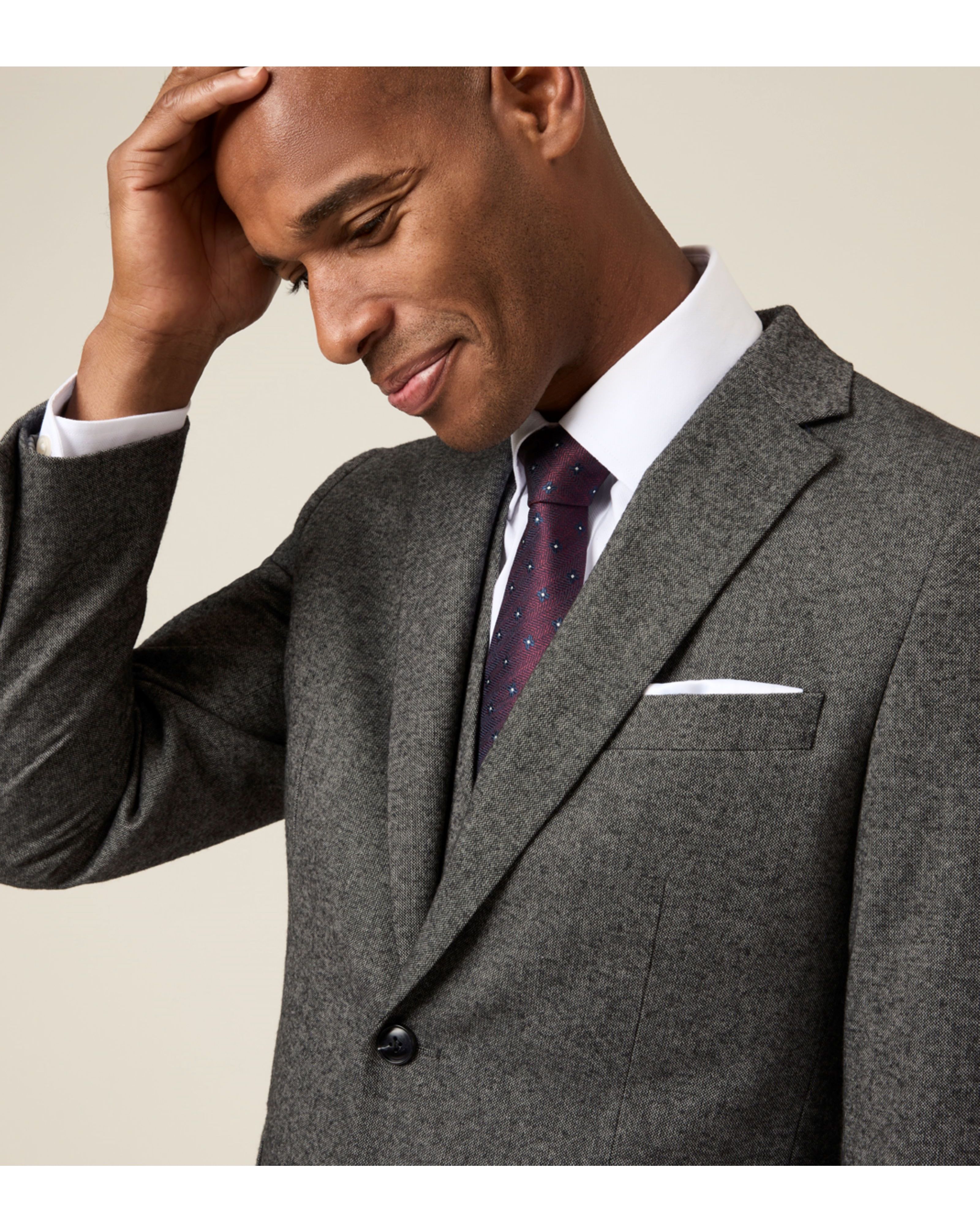 Skopes Fox Suit Jacket Charcoal