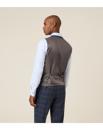 Skopes Meredith Suit Wcoat Blue Check