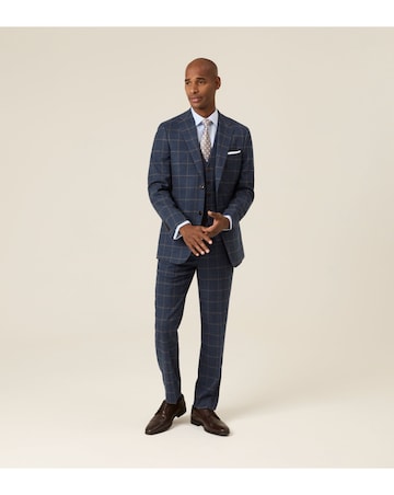 Skopes Meredith Suit Wcoat Blue Check