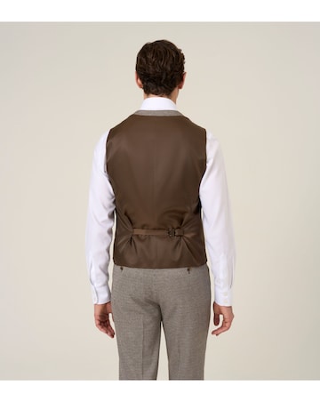 Skopes Cannon Suit Waistcoat Brown