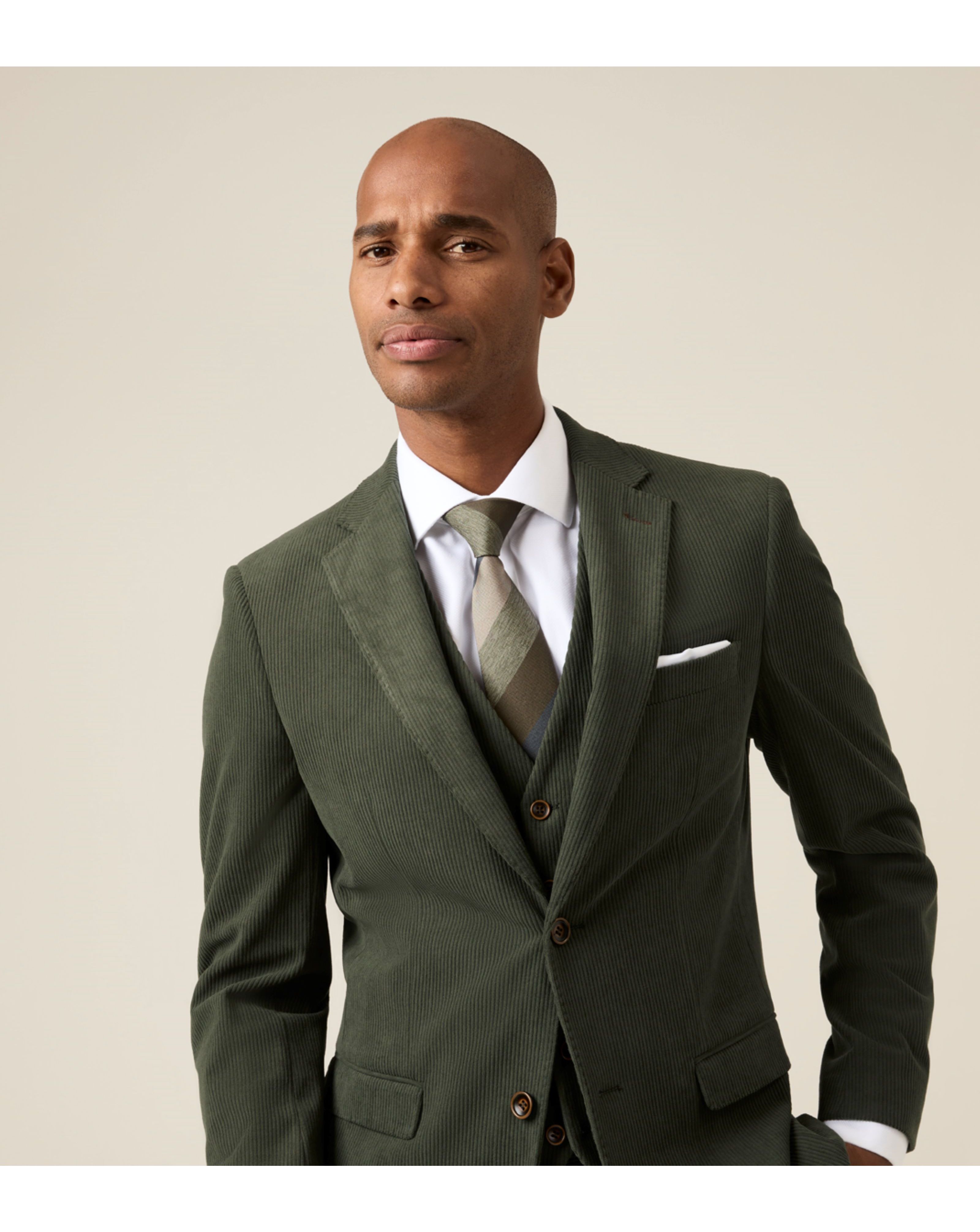 Skopes Dorsey Suit Jacket Moss Corduroy