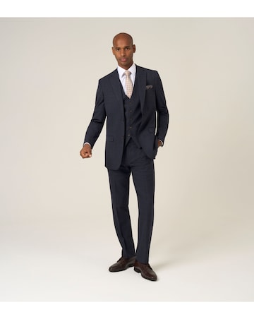 Skopes Elijah Suit Trouser Navy Check
