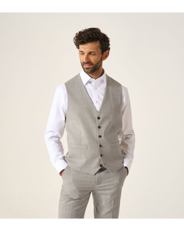 Skopes Charlie Suit Waistcoat Stone