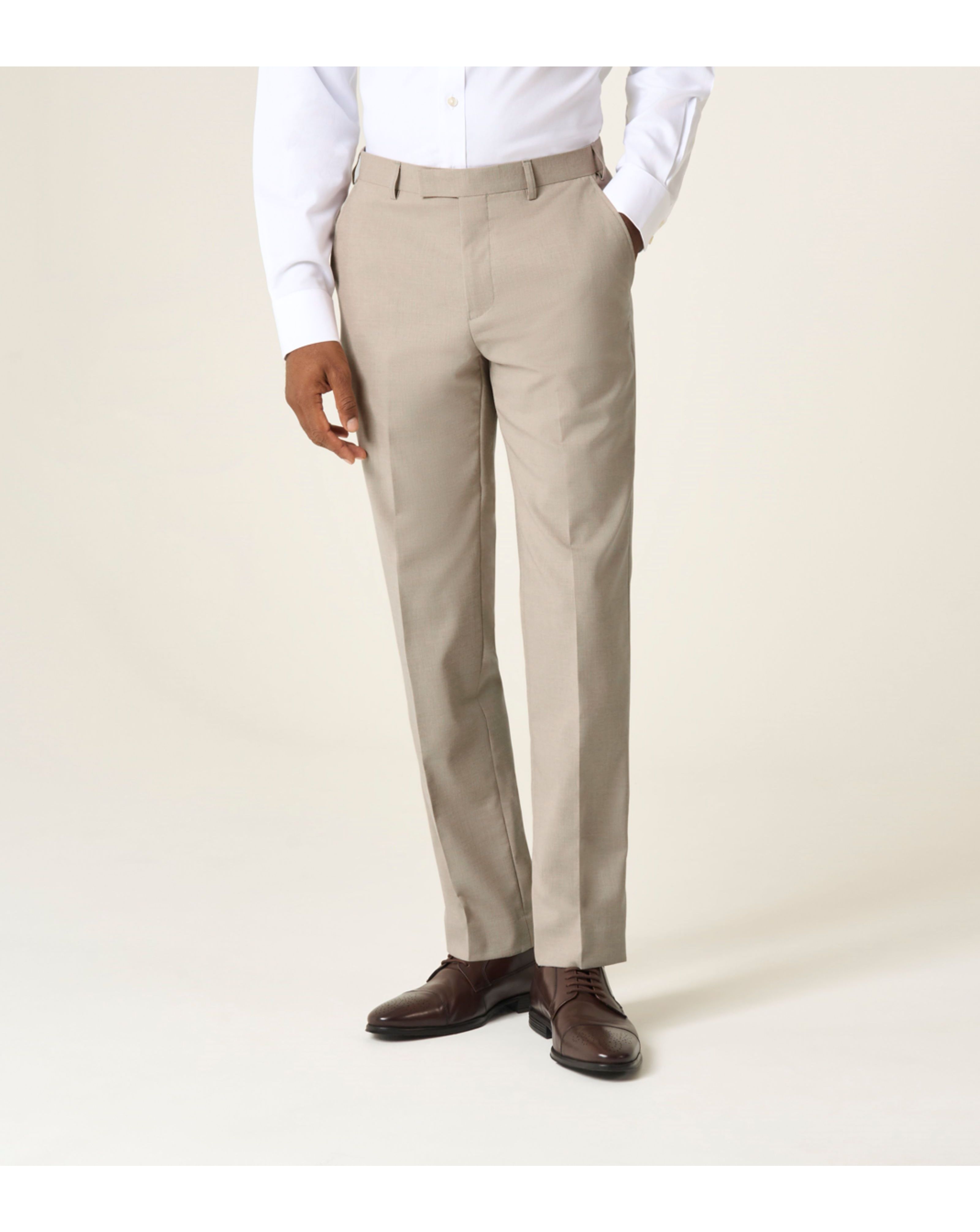 New In - Skopes Caspian Suit Trouser Stone