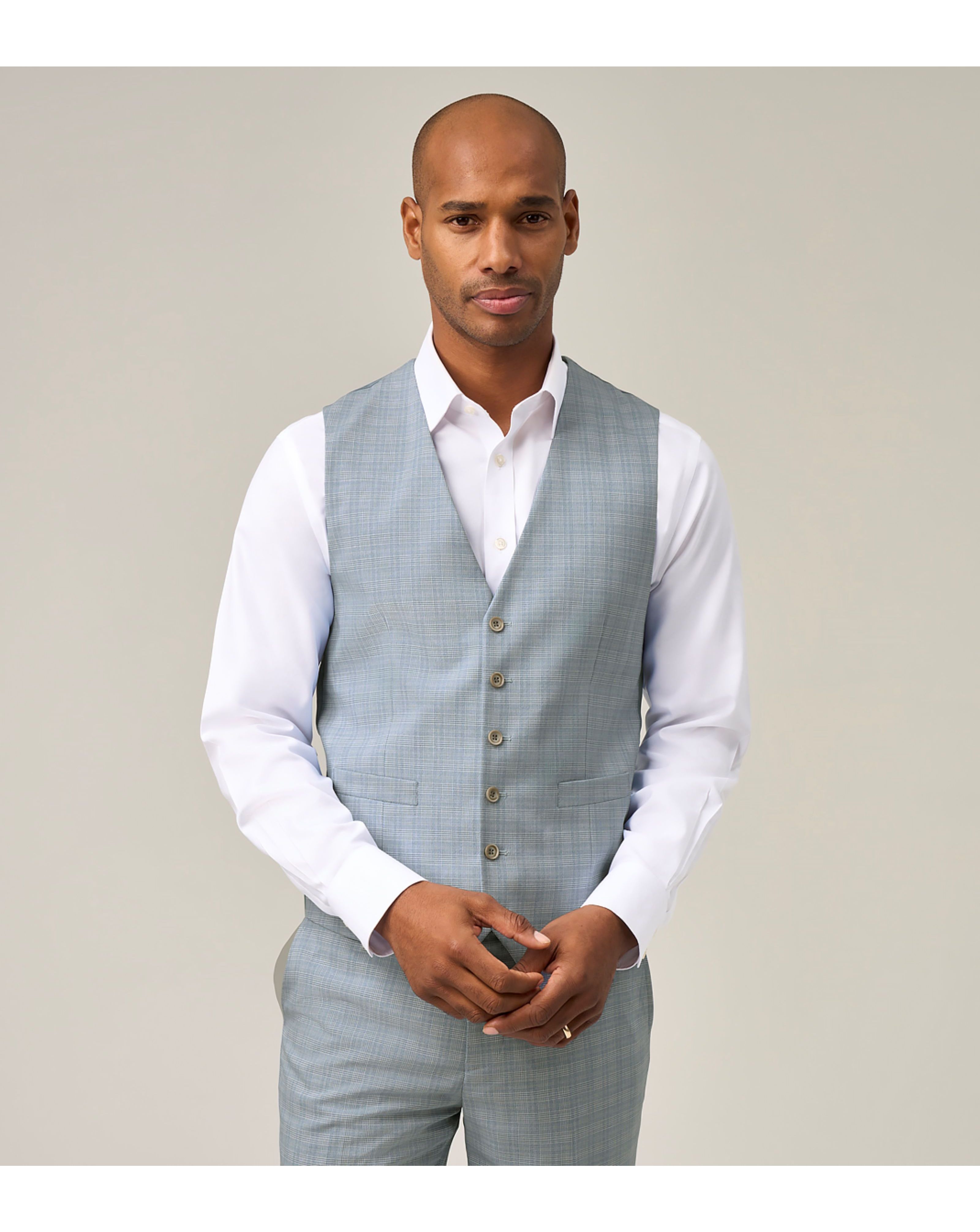 New In - Skopes Arlen Suit Waistcoat Blue