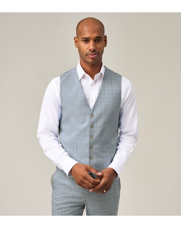 Skopes Arlen Suit Waistcoat Blue