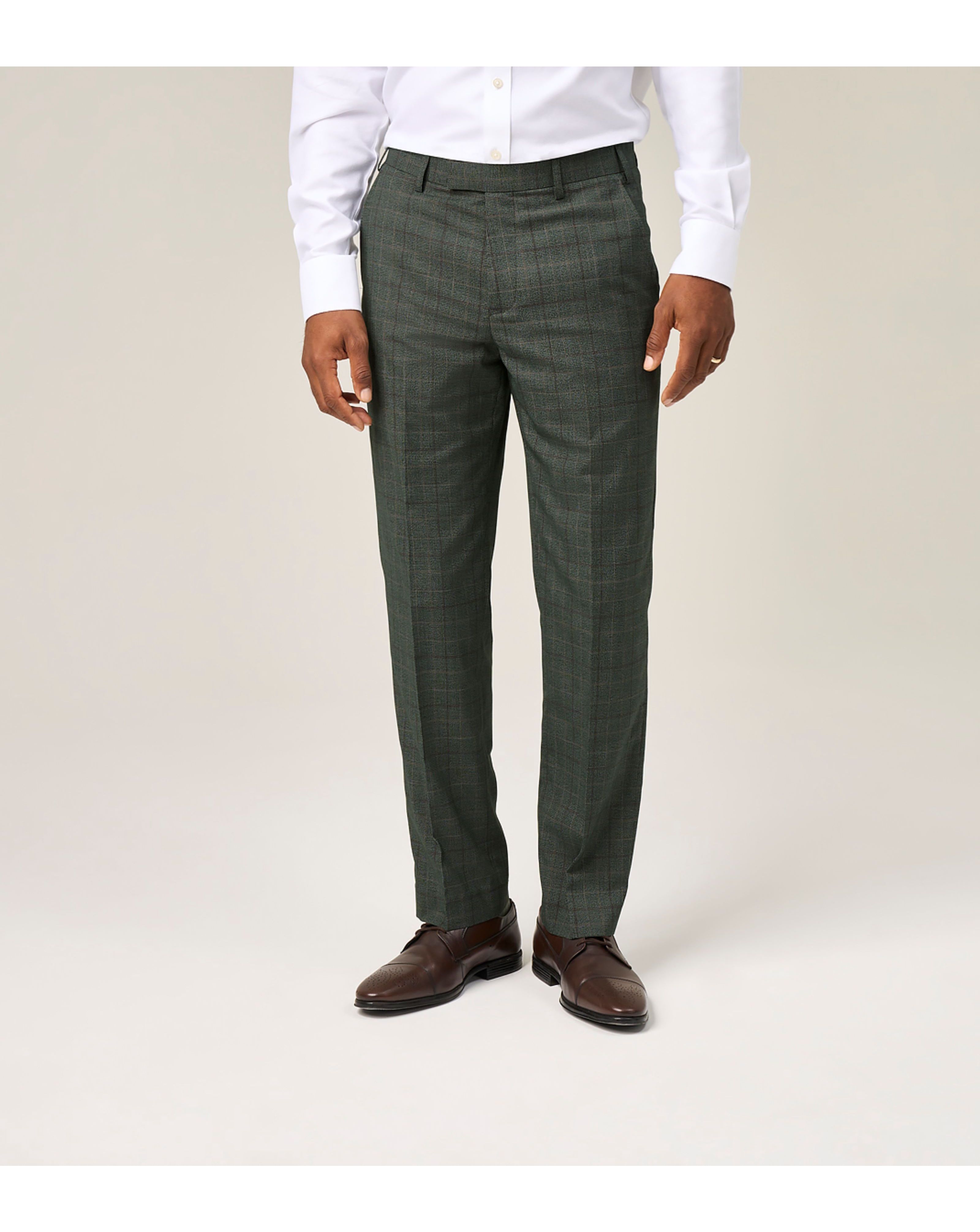 New In - Skopes Wesley Suit Trouser Green