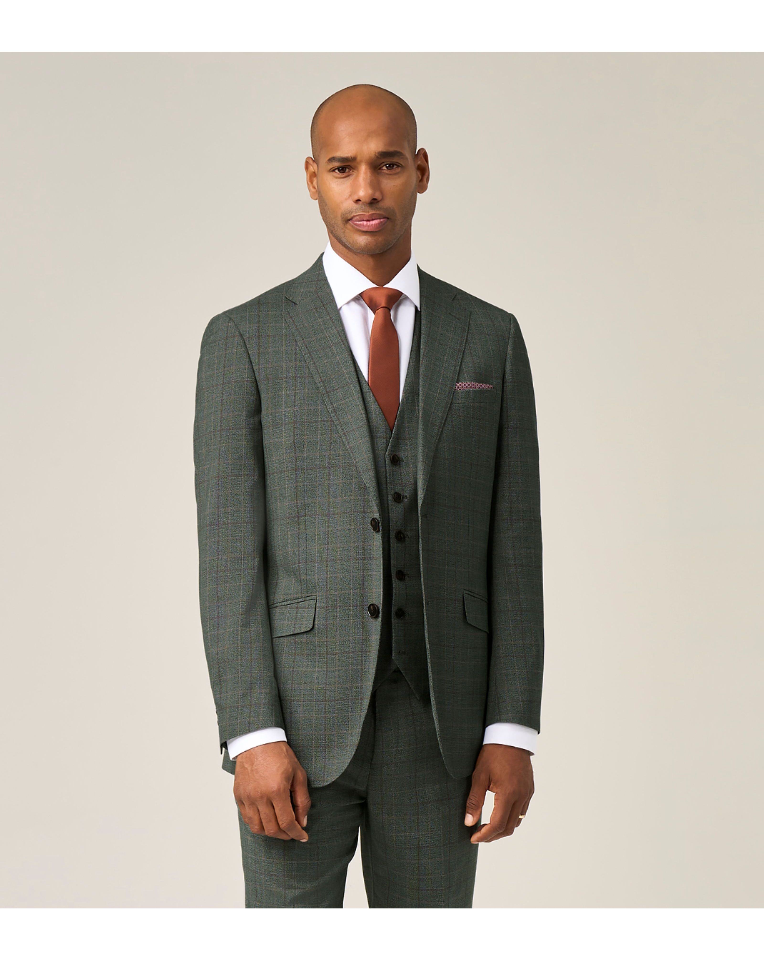 New In - Skopes Wesley Suit Jacket Green