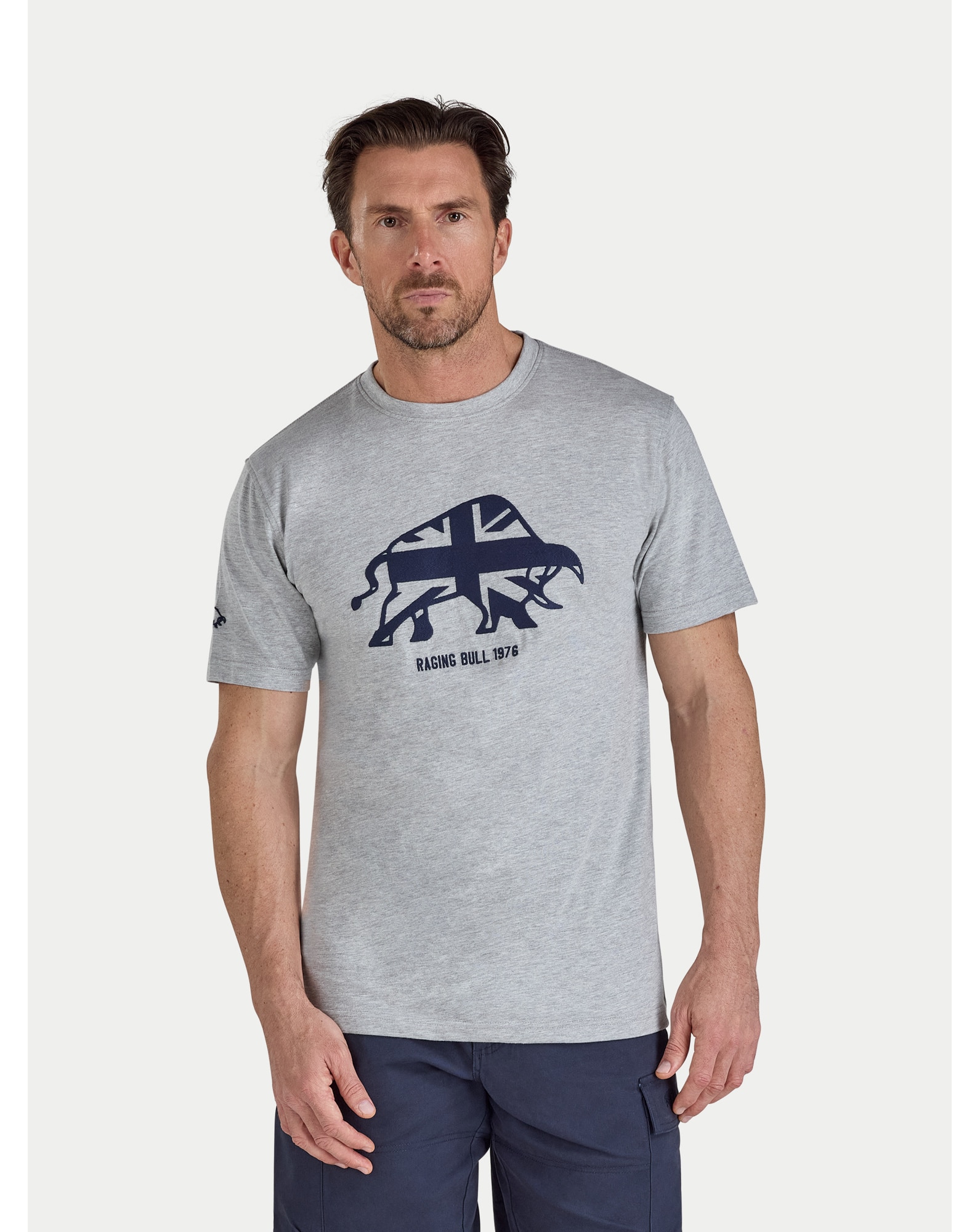 New In - Raging Bull Embroidered T-Shirt