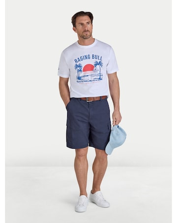 Raging Bull Beach Rugby T-Shirt White