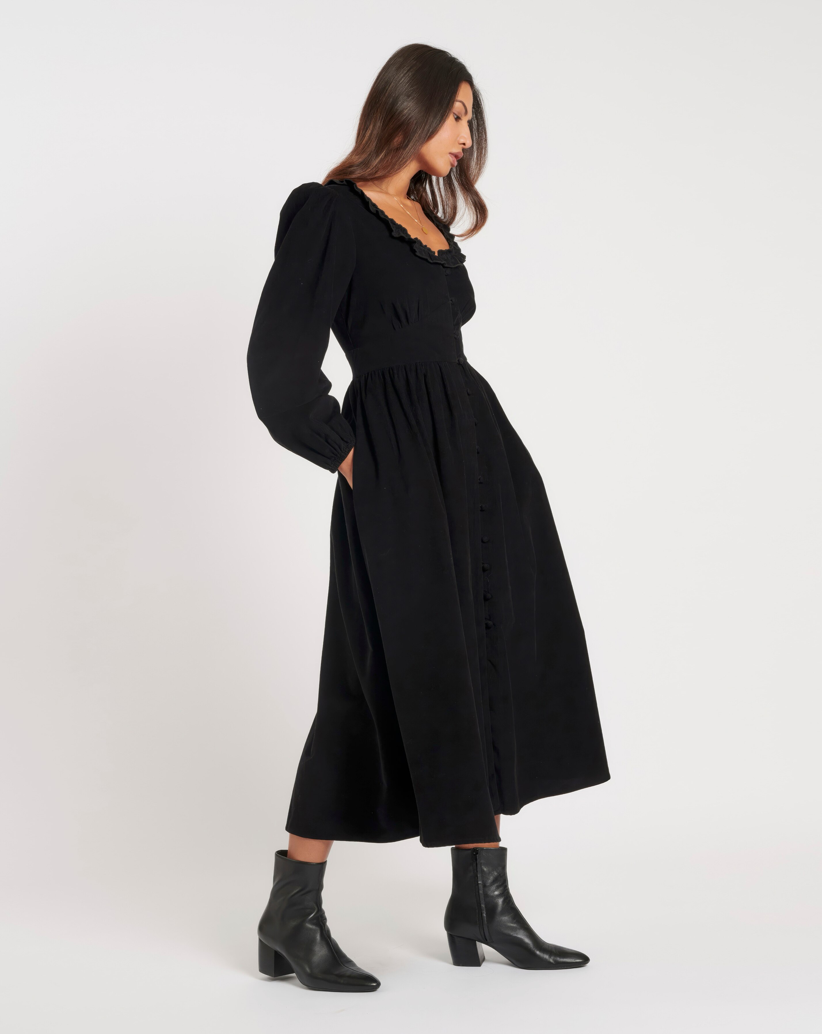 Nobodys Child Cord Flossie Midaxi Dress | JD Williams