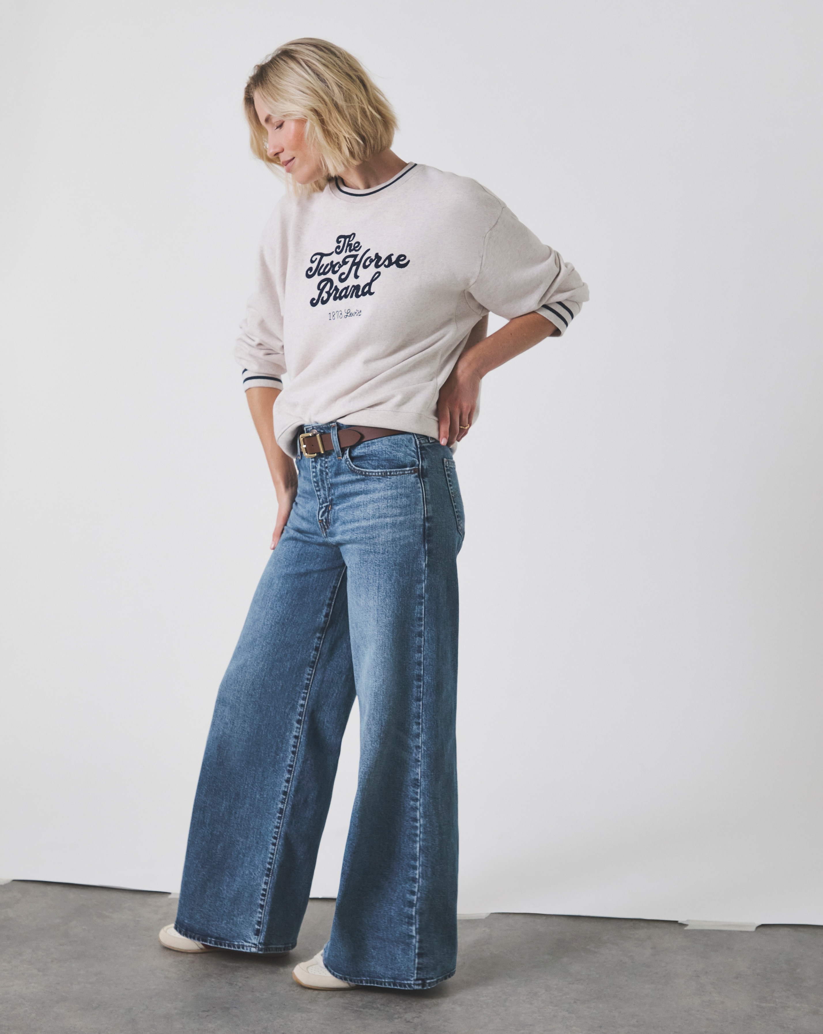 Levi's 726 High Rise Wide Leg Jeans